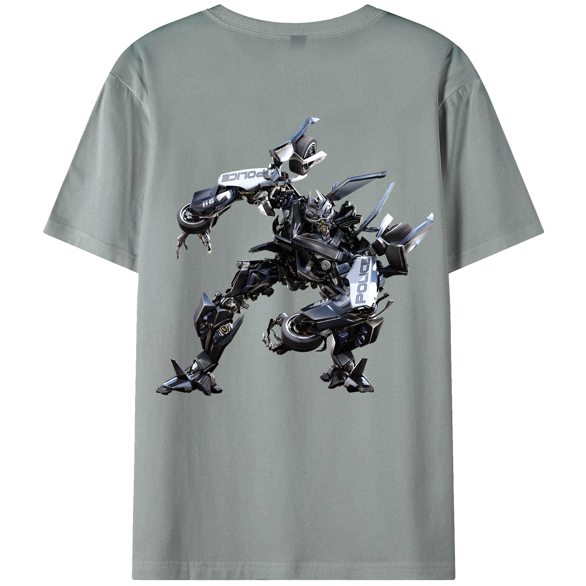 （画像用）  綿100％ メンズ半袖Tシャツ（バックプリント） 通気性